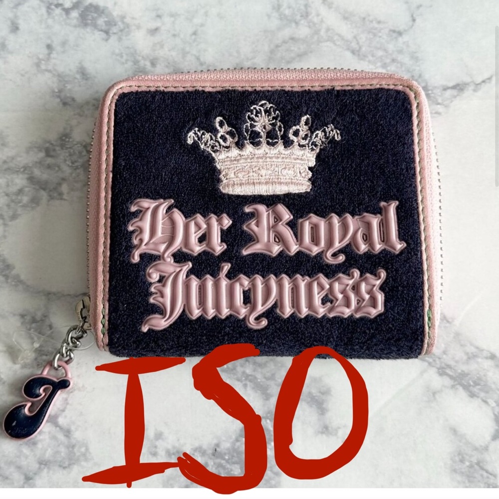 ISO Juicy Couture Vintage Her Royal Juicyness Zip Wallet